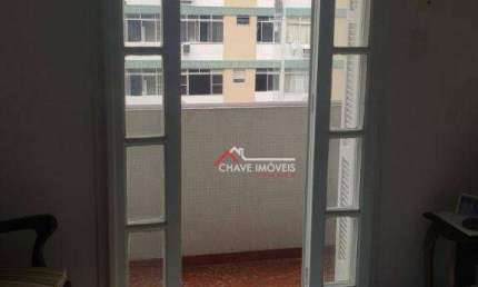 Apartamento com 2 dormitórios à venda, 43 m² por R$ 415.000,00 - Embaré - Santos/SP