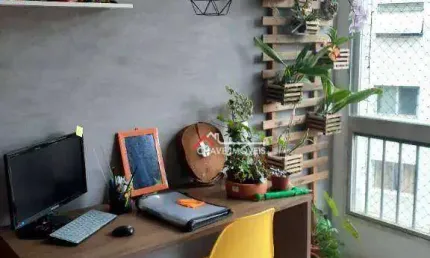 Apartamento com 2 dormitórios à venda, 66 m² por r$ 235.000,00 - josé menino - santos/sp