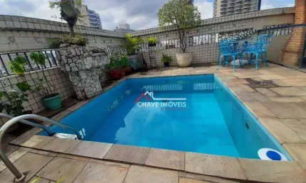 Cobertura à venda, 300 m² por R$ 1.590.000,00 - José Menino - Santos/SP
