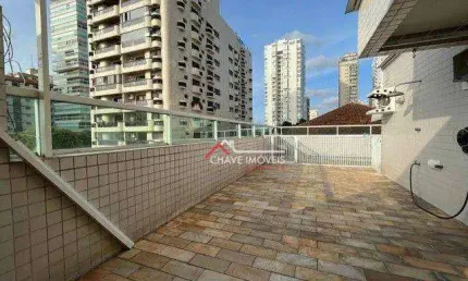 Apartamento Garden com 3 dormitórios, 168 m² - venda por R$ 1.550.000,00 ou aluguel por R$ 18.500,02/mês - Gonzaga - Santos/SP