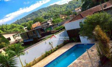 Casa com 4 dormitórios à venda, 376 m² por R$ 2.200.000,00 - Morro de Nova Cintra - Santos/SP