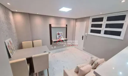 Apartamento com 2 dormitórios à venda, 76 m² por R$ 650.000,00 - José Menino - Santos/SP