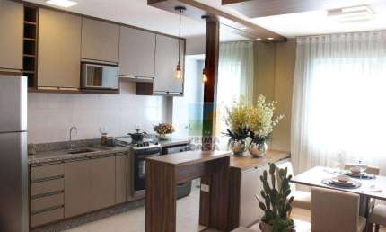 Apartamento novo pronto com 1 dormitório ao ladinho de Santa Felicidade