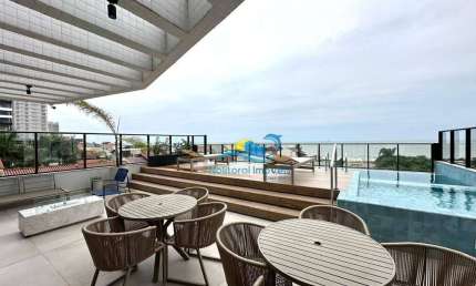 Apartamento frente mar - andar alto - 3 suítes  - 2 vagas - pronto para morar
