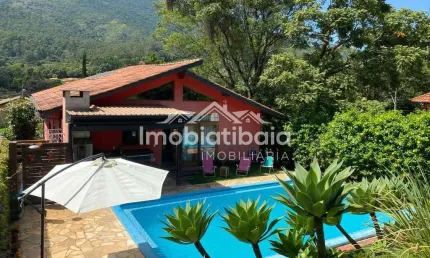 Casa rústica à venda em condomínio fechado na cidade de Atibaia - 321m²