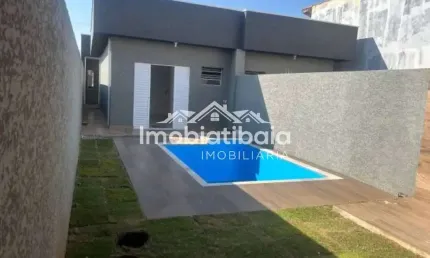 Casa com piscina para locação em Atibaia - Jd. Imperial - 175m²