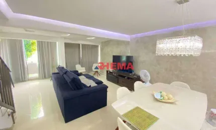Sobrado com 4 dormitórios à venda, 212 m² por r$ 1.383.000,00 - aparecida - santos/sp