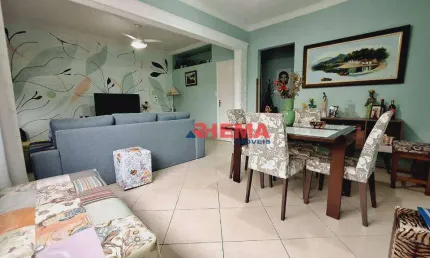 Apartamento com 2 dormitórios à venda, 64 m² por R$ 427.000,00 - Aparecida - Santos/SP
