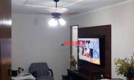 Apartamento com 3 dormitórios à venda, 72 m² por R$ 375.000,00 - Aparecida - Santos/SP