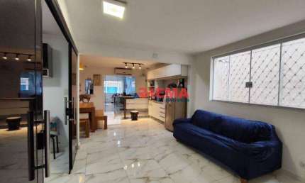Sobrado com 4 dormitórios à venda, 231 m² por R$ 1.350.000,00 - Ponta da Praia - Santos/SP