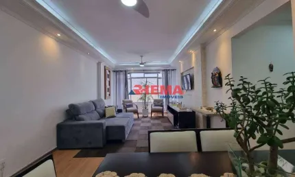 Apartamento com 2 dormitórios à venda, 98 m² por r$ 650.000,00 - marapé - santos/sp