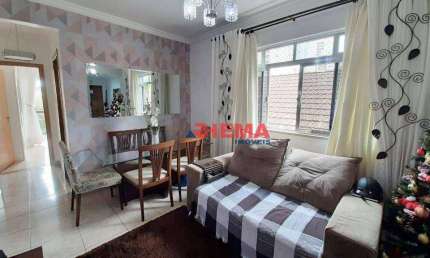 Apartamento com 3 dormitórios à venda, 72 m² por R$ 480.000,00 - Embaré - Santos/SP