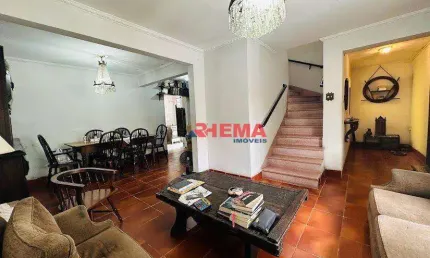 Sobrado com 3 dormitórios à venda, 110 m² por r$ 750.000,00 - boqueirão - santos/sp
