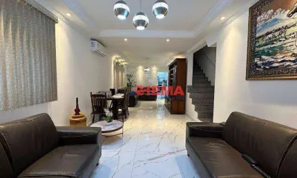 Casa com 3 dormitórios à venda, 158 m² por R$ 1.200.000,00 - Boqueirão - Santos/SP