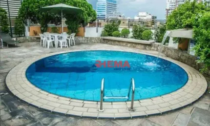 Flat com 1 dormitório à venda, 55 m² por R$ 430.000,00 - Gonzaga - Santos/SP
