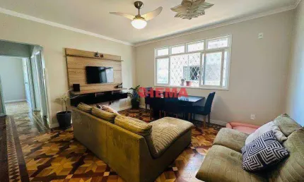 Apartamento com 3 dormitórios à venda, 89 m² por r$ 560.000,00 - encruzilhada - santos/sp