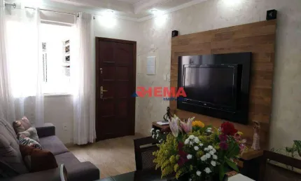APARTAMENTO REFORMADO COM DOIS DORMITÓRIOS À VENDA  - 74M² -  BAIRRO APARECIDA - SANTOS/SP