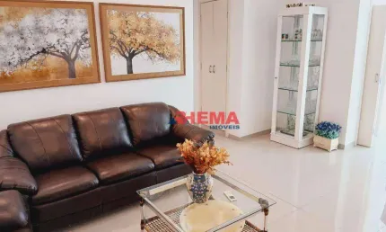 Apartamento com 2 dormitórios à venda, 74 m² por r$ 470.000,00 - pompéia - santos/sp