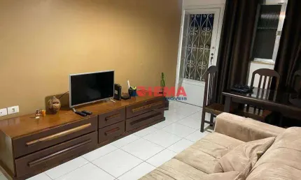 Apartamento com 1 dormitório à venda, 56 m² por R$ 250.000,00 - Macuco - Santos/SP