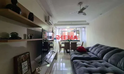 Apartamento com 2 dormitórios à venda, 75 m² por r$ 426.000,00 - embaré - santos/sp