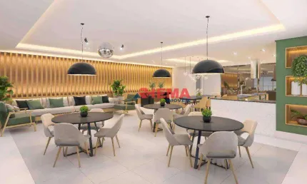 Apartamento com 3 dormitórios à venda, 127 m² por r$ 2.500.000,00 - gonzaga - santos/sp