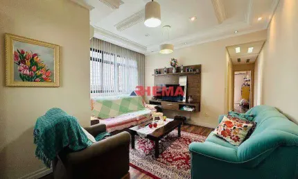 Apartamento com 2 dormitórios à venda, 55 m² por R$ 450.000,00 - Embaré - Santos/SP