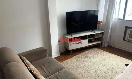 Apartamento com 1 dormitório à venda, 63 m² por R$ 355.000,00 - Gonzaga - Santos/SP