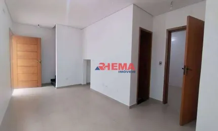 Sobrado com 2 dormitórios à venda, 78 m² por R$ 740.000,00 - Aparecida - Santos/SP