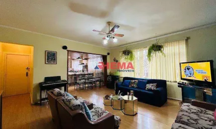 Apartamento com 3 dormitórios à venda, 152 m² por R$ 640.000,00 - Gonzaga - Santos/SP