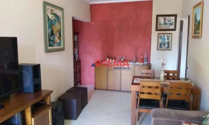 Apartamento com 1 dormitório à venda, 70 m² por r$ 350.000,00 - macuco - santos/sp
