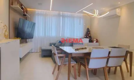 Apartamento com 3 dormitórios à venda, 150 m² por r$ 1.400.000,00 - ponta da praia - santos/sp