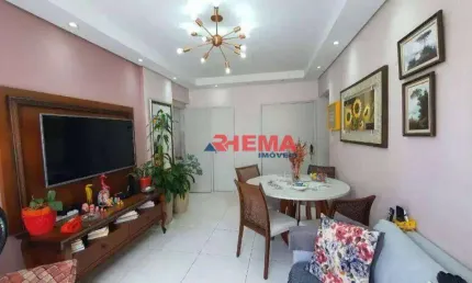Apartamento com 2 dormitórios à venda, 90 m² por R$ 640.000,00 - Ponta da Praia - Santos/SP