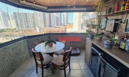 Apartamento com 3 dormitórios à venda, 125 m² por r$ 850.000,00 - ponta da praia - santos/sp