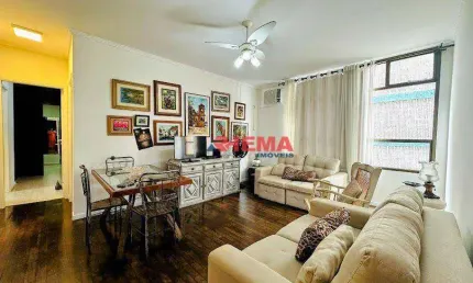 Apartamento com 2 dormitórios à venda, 98 m² por R$ 750.000,00 - Aparecida - Santos/SP