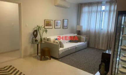 Apartamento com 2 dormitórios à venda, 99 m² por r$ 800.000,00 - boqueirão - santos/sp