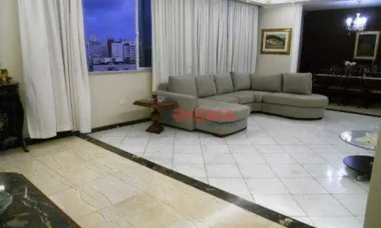Apartamento com 4 dormitórios à venda, 280 m² - gonzaga - santos/sp
