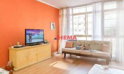 Apartamento com 2 dormitórios à venda, 82 m² por R$ 590.000,00 - Boqueirão - Santos/SP