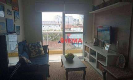 Apartamento para alugar, 58 m² por R$ 4.500,01/mês - Campo Grande - Santos/SP