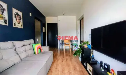 Apartamento com 1 dormitório à venda, 51 m² por R$ 455.000,00 - Vila Matias - Santos/SP