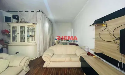 Apartamento com 2 dormitórios à venda, 96 m² por r$ 550.000,00 - pompéia - santos/sp