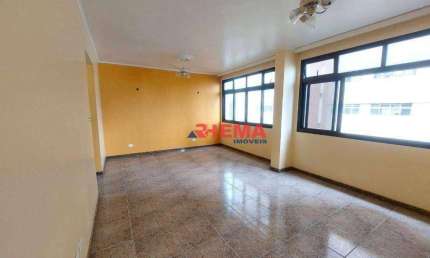 Apartamento para alugar, 138 m² por R$ 6.500,01/mês - José Menino - Santos/SP