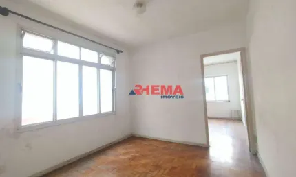 Apartamento com 1 dormitório à venda, 38 m² por R$ 385.000,00 - Embaré - Santos/SP