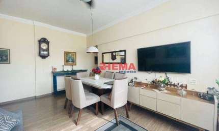 Apartamento com 2 dormitórios à venda, 93 m² por R$ 535.000,00 - Campo Grande - Santos/SP