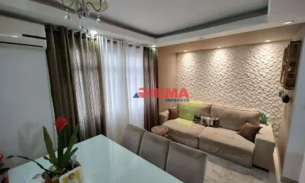 Village com 2 dormitórios à venda, 100 m² por r$ 630.000,00 - campo grande - santos/sp