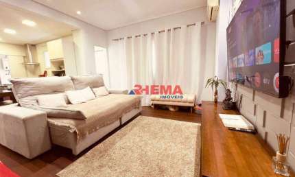 Apartamento com 3 dormitórios para alugar, 82 m² por R$ 10.200,02/mês - José Menino - Santos/SP