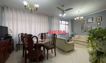 Apartamento para alugar, 110 m² por R$ 8.300,02/mês - José Menino - Santos/SP