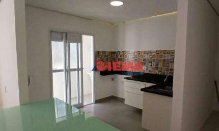Apartamento com 2 dormitórios para alugar, 69 m² por R$ 3.850,00/mês - Embaré - Santos/SP