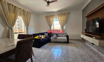 Apartamento com 2 dormitórios à venda, 105 m² por R$ 465.000,00 - Campo Grande - Santos/SP