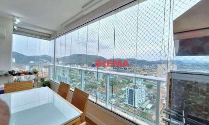 Apartamento com 3 dormitórios para alugar, 88 m² por R$ 8.500,02/mês - Campo Grande - Santos/SP