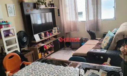 Apartamento com 1 dormitório à venda, 59 m² por r$ 255.000,00 - centro - são vicente/sp